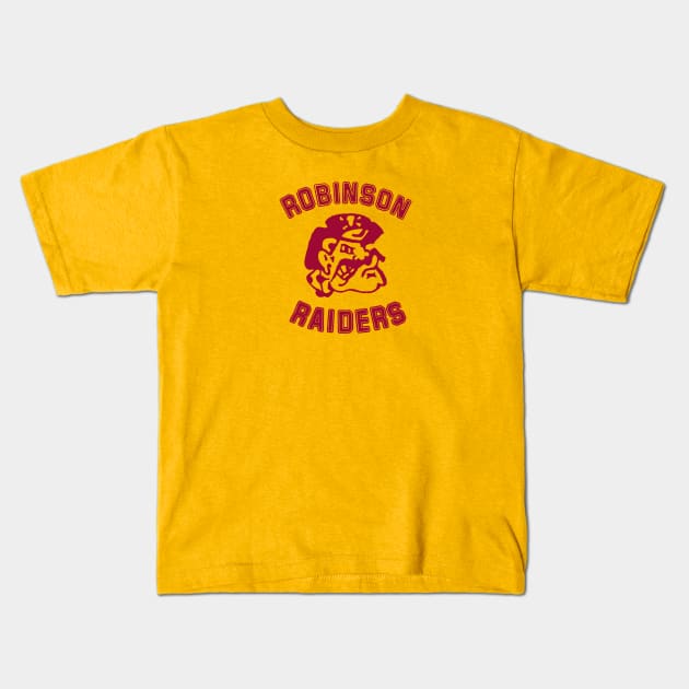 Robinson Raiders BURGUNDY Kids T-Shirt by TopCityMotherland